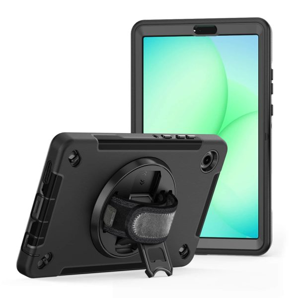 3-Layer Rugged Tablet Case for Samsung Galaxy Tab A11 2025 - Heavy Duty Full-Body Shockproof Cover with Kickstand & Military-Grade Drop Protection - Image 3