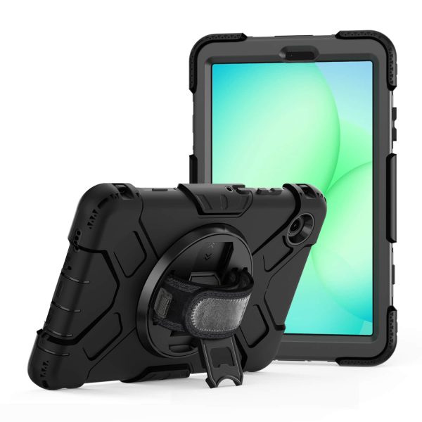 Samsung Galaxy Tab A11 8.7'' 2025 Case - Shockproof Rugged Silicone Cover with 360° Kickstand & Detachable Shoulder Strap - Image 2
