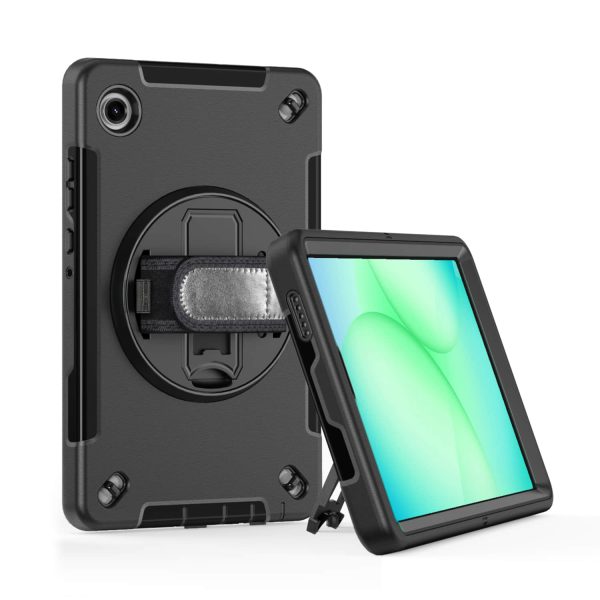 3-Layer Rugged Tablet Case for Samsung Galaxy Tab A11 2025 - Heavy Duty Full-Body Shockproof Cover with Kickstand & Military-Grade Drop Protection - Image 2