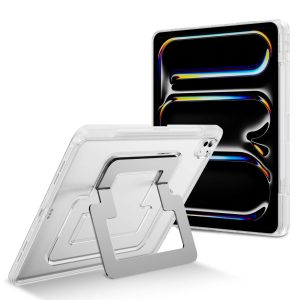 For iPad Pro 11'' & Air 13 Case - Invisible Stand & Pencil Slot Shockproof Cover | Ultra-Thin TPU + PC Hybrid Rugged Case
