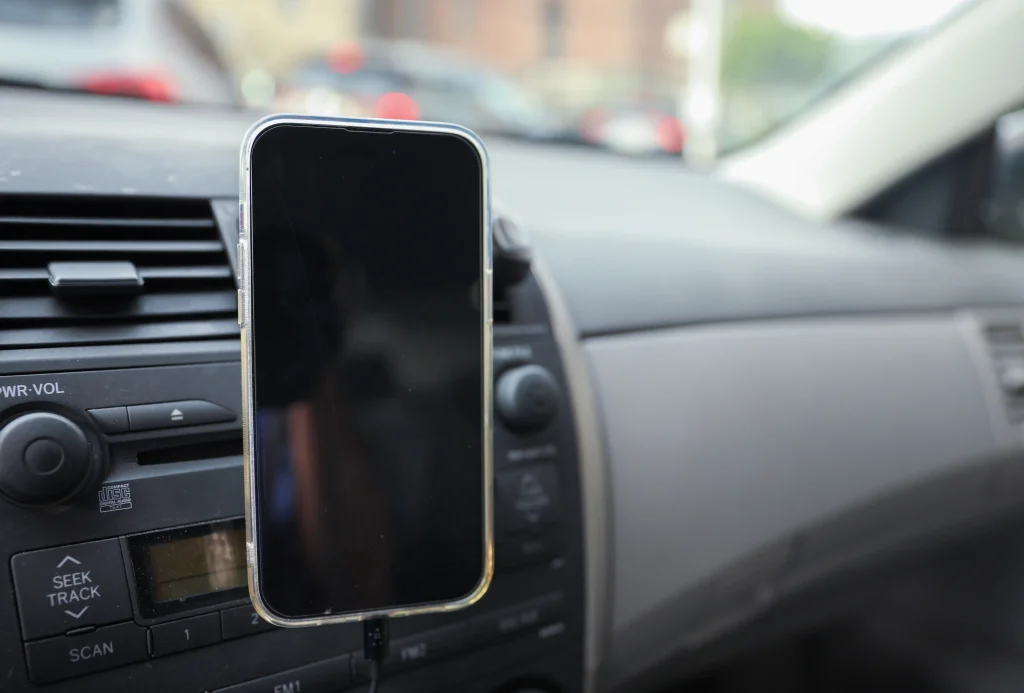 Air vent phone holder
